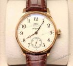 IWC Schaffhausen  Brown Leather Automatic Watch